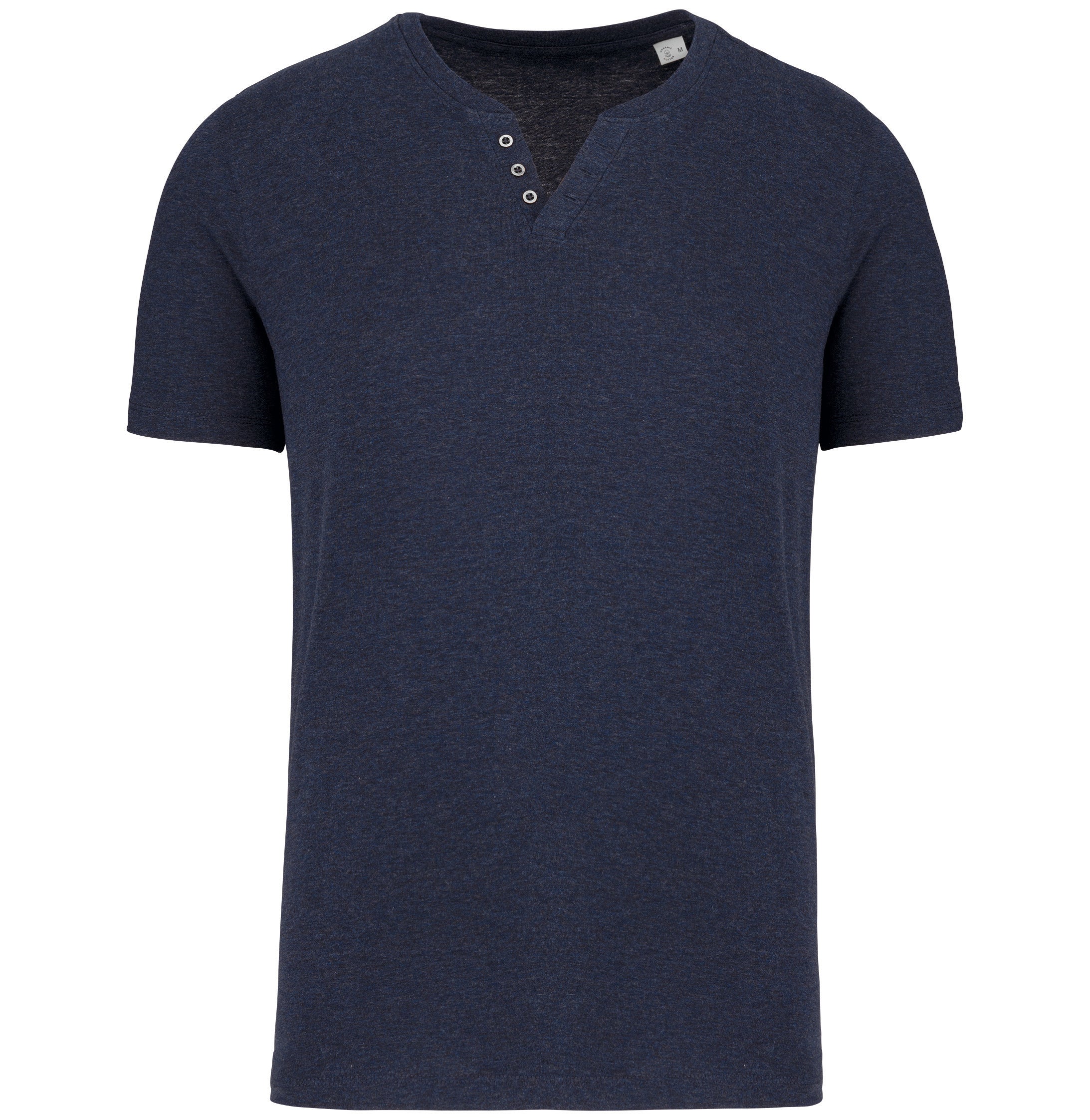 V-hals T-shirt met knopen - 140 Gsm - KNS302