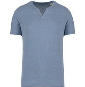 V-hals T-shirt met knopen - 140 Gsm - KNS302