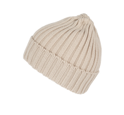 Bonnet à doubles côtes avec revers en mélange de polyester recyclé Polylana® | KP953
