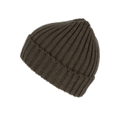 Bonnet à doubles côtes avec revers en mélange de polyester recyclé Polylana® | KP953