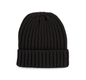 Bonnet à doubles côtes avec revers en mélange de polyester recyclé Polylana® | KP953