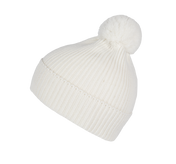 Berretto con pompon in misto poliestere riciclato Polylana® | KP959