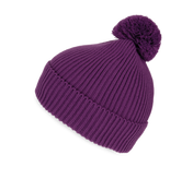 Berretto con pompon in misto poliestere riciclato Polylana® | KP959