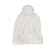 Berretto con pompon in misto poliestere riciclato Polylana® | KP959