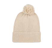 Berretto con pompon in misto poliestere riciclato Polylana® | KP959