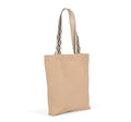 Recycelte Shopper-Tasche mit flachem Boden und Reißverschlusstasche – 285 g/m² | KINS116