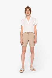 Native Spirit NS721 - Eco-friendly Ladies' Lyocell And Linen Bermuda