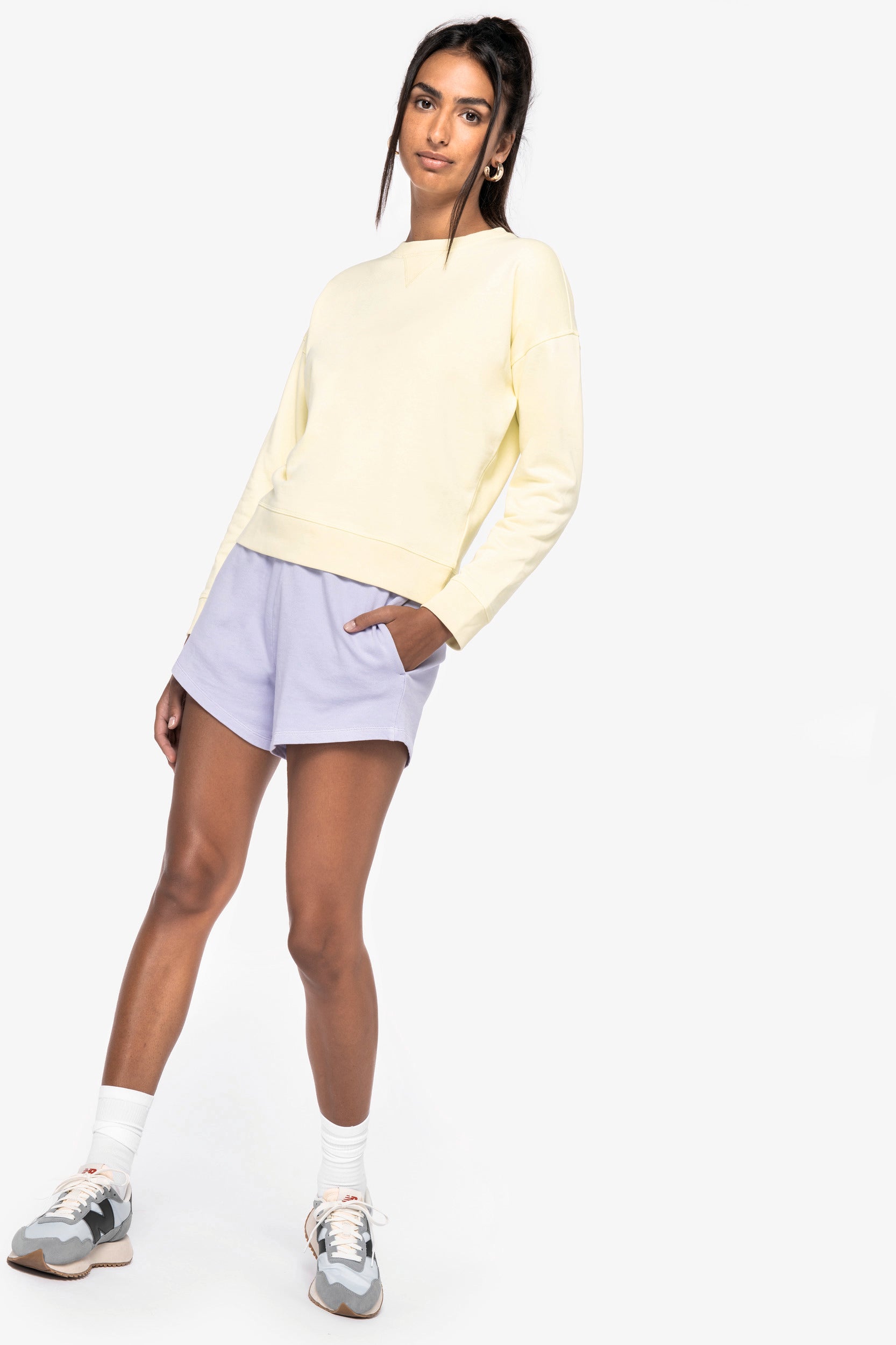 Eco-Responsible Drop Shoulder Women's Sweatshirt- 280gsm - NS420