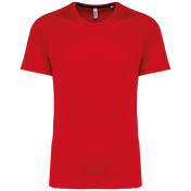 T-shirt de sport à col rond recyclé pour homme - PA4012