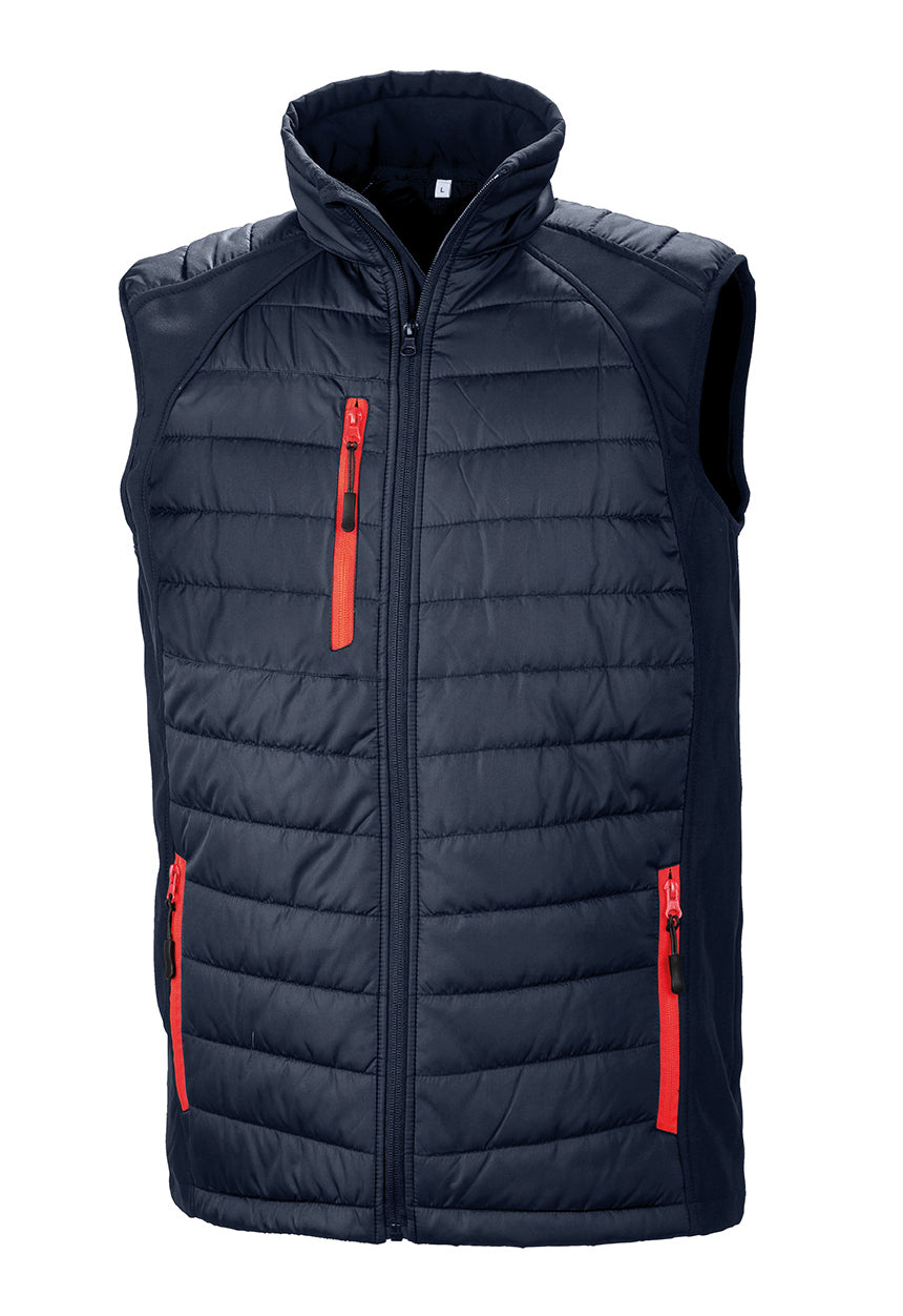 Gilet softshell imbottito in poliestere riciclato | R238X