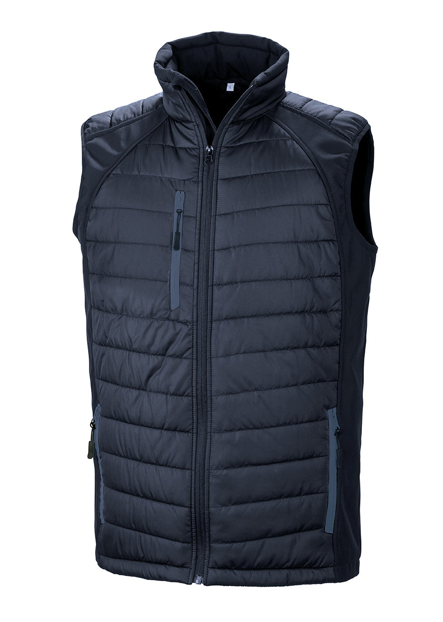 Gilet softshell imbottito in poliestere riciclato | R238X