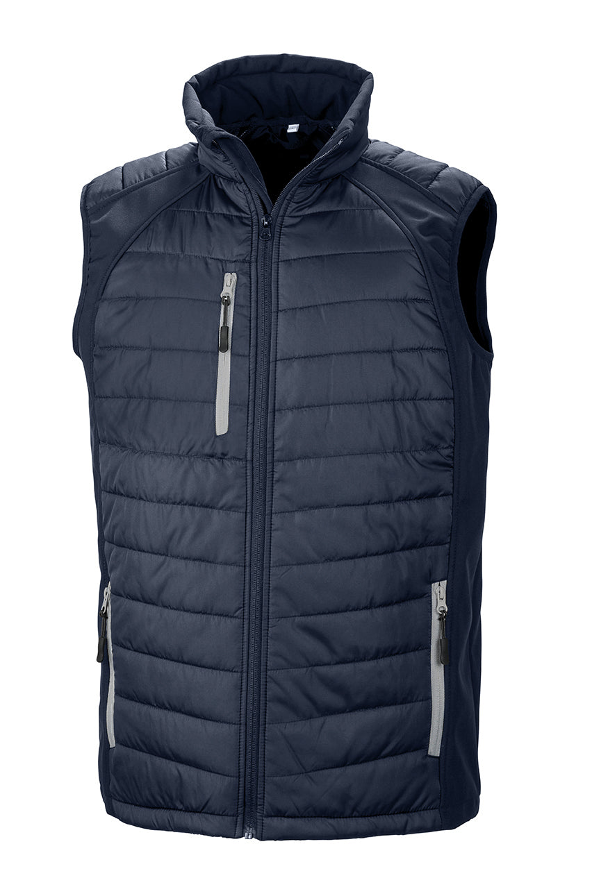 Gilet softshell imbottito in poliestere riciclato | R238X