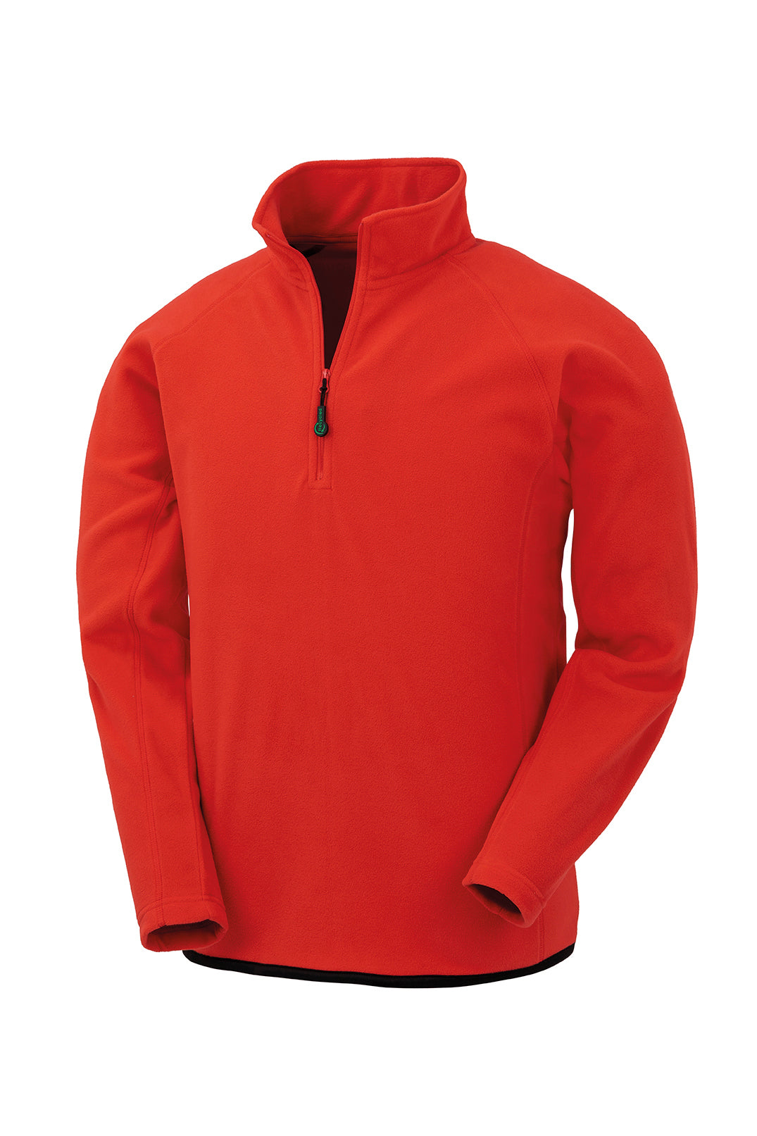 Jersey de micropolar en poliéster reciclado con cuello de cremallera | R905X