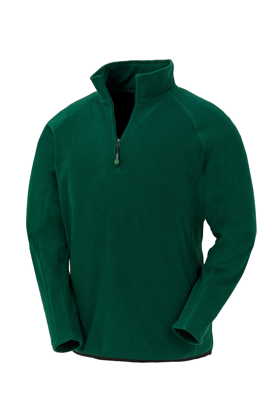 Jersey de micropolar en poliéster reciclado con cuello de cremallera | R905X