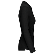 Polo da donna a maniche lunghe in poliestere riciclato e cotone | WK277