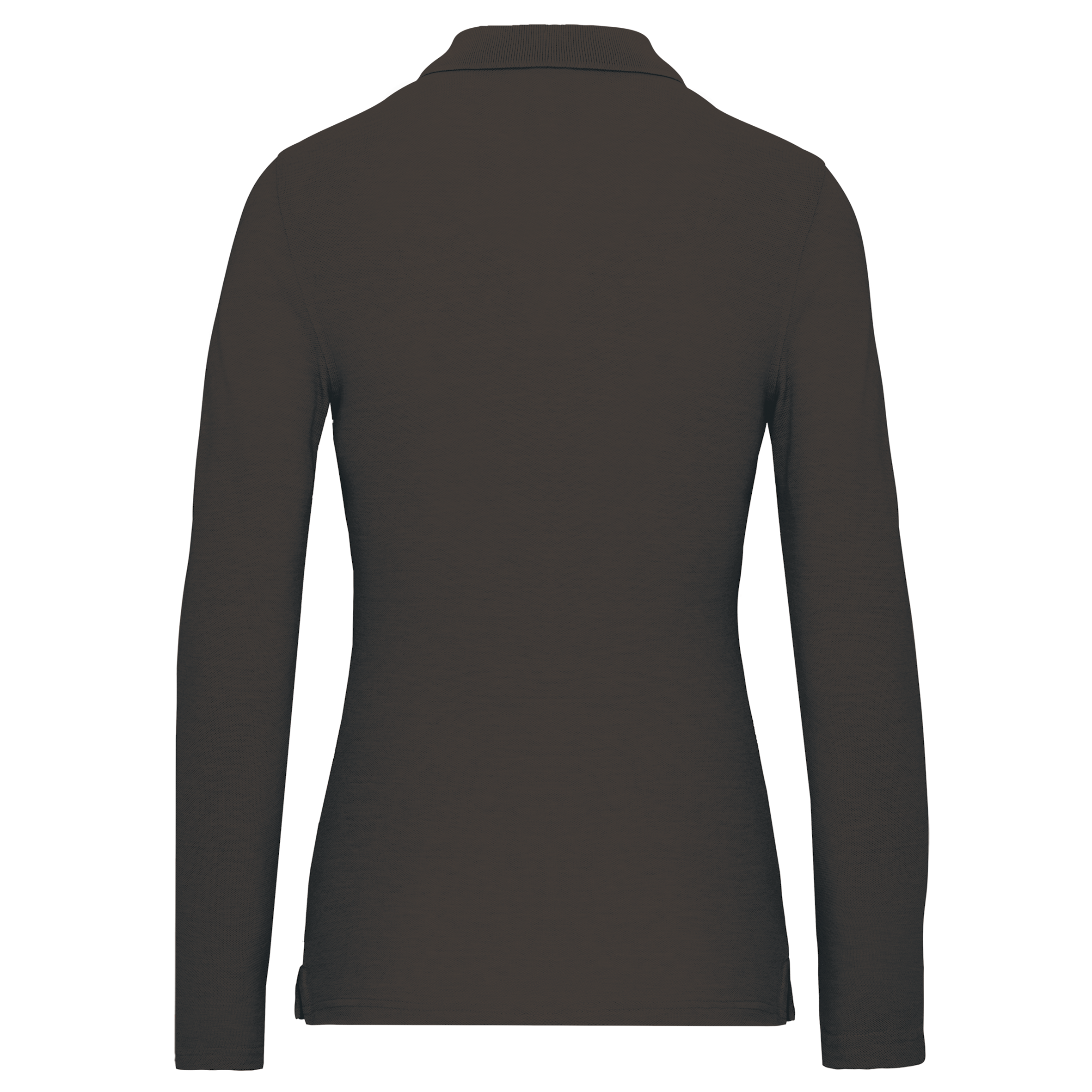 Polo da donna a maniche lunghe in poliestere riciclato e cotone | WK277