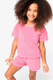 Girls’ Eco-friendly Terry Towel Shorts - NS719