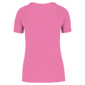T-shirt de sport à col rond recyclé pour femmes - PA4013