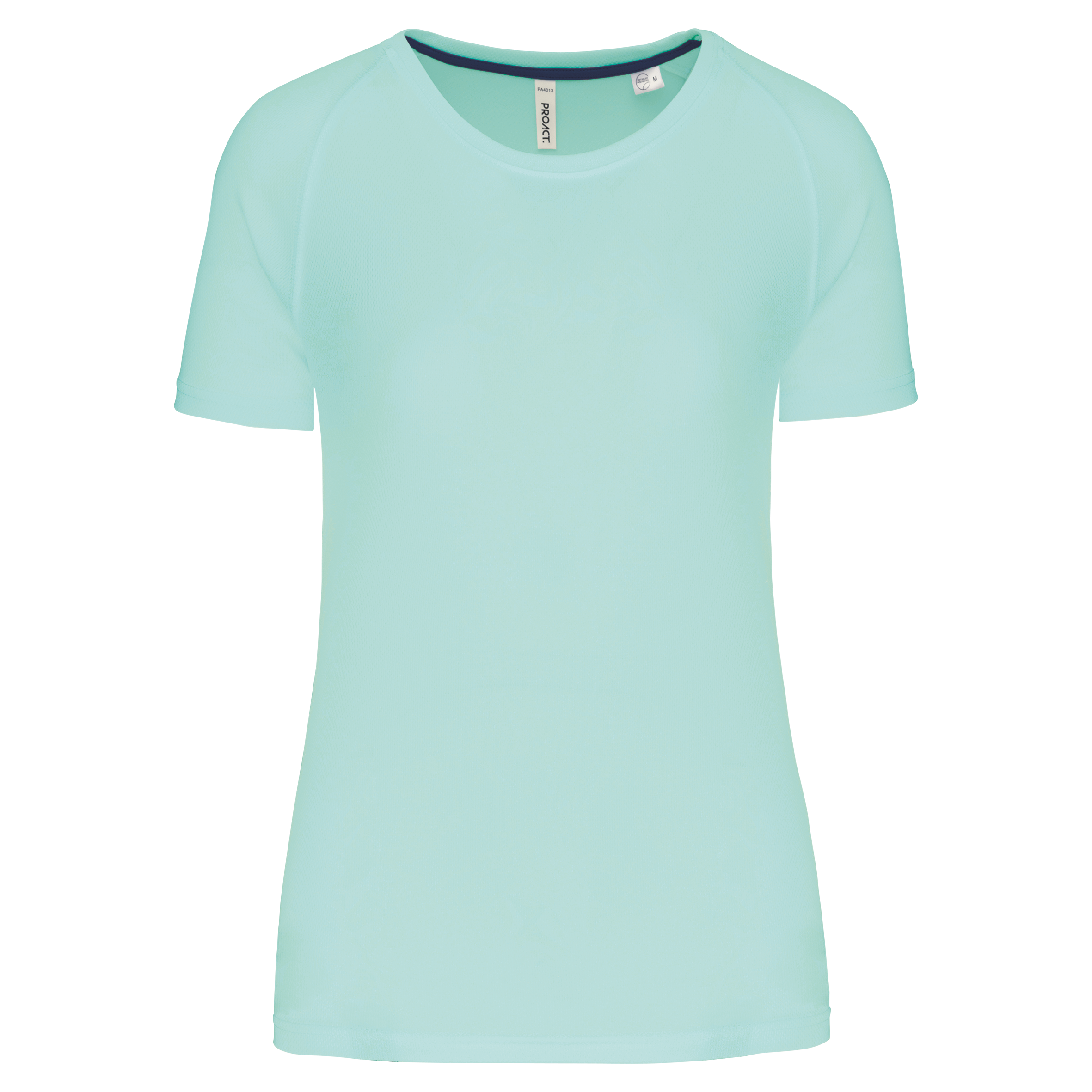 T-shirt de sport à col rond recyclé pour femmes - PA4013