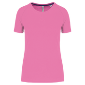 T-shirt de sport à col rond recyclé pour femmes - PA4013