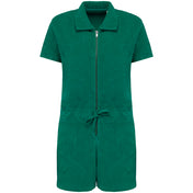 Dames Eco-vriendelijke Badstof Rits Jumpsuit - NS5002