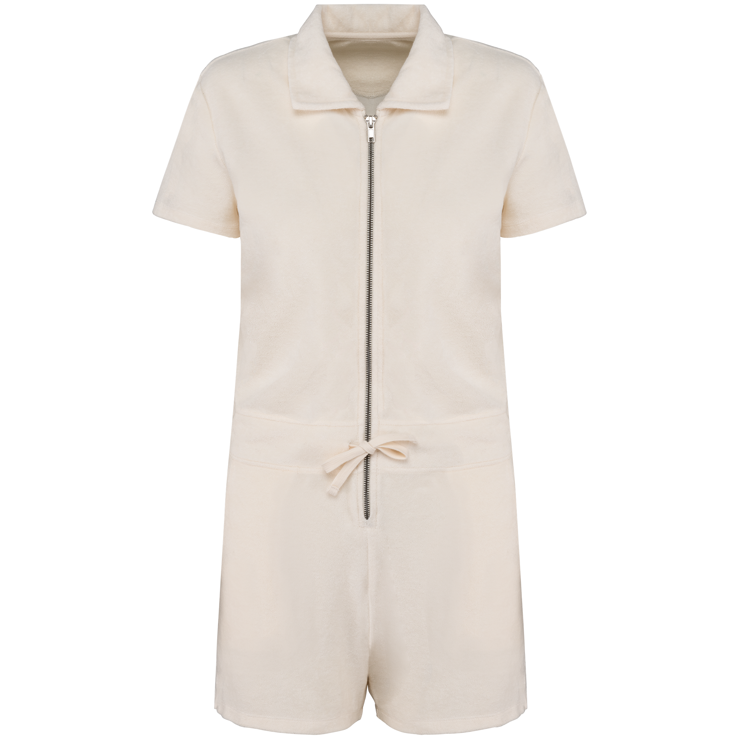 Ladies' Eco-friendly Terry Towel Zipped Jumpsuit - NS5002