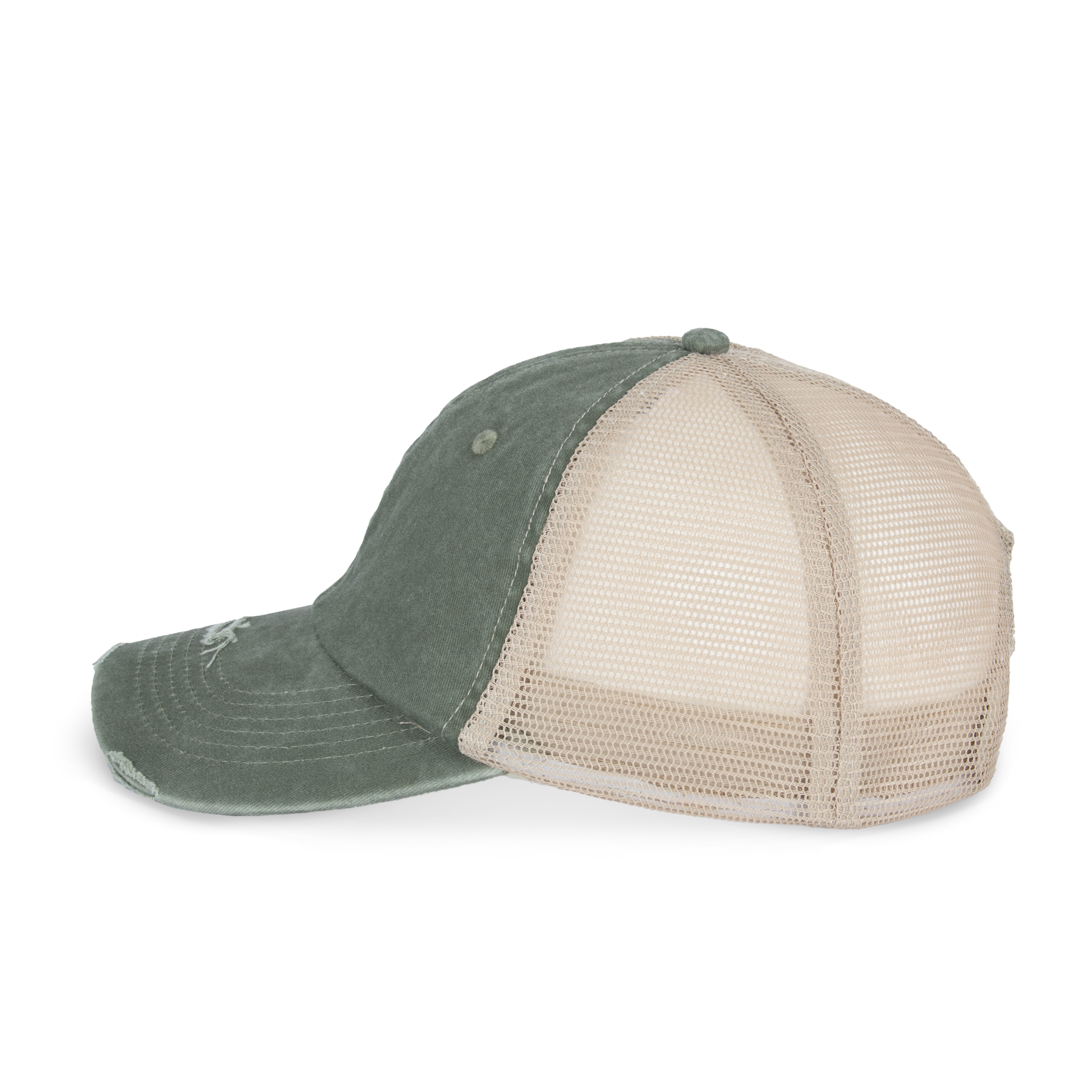 Umweltfreundliche Unisex-Trucker-Kappe mit Risseffekt - NS027