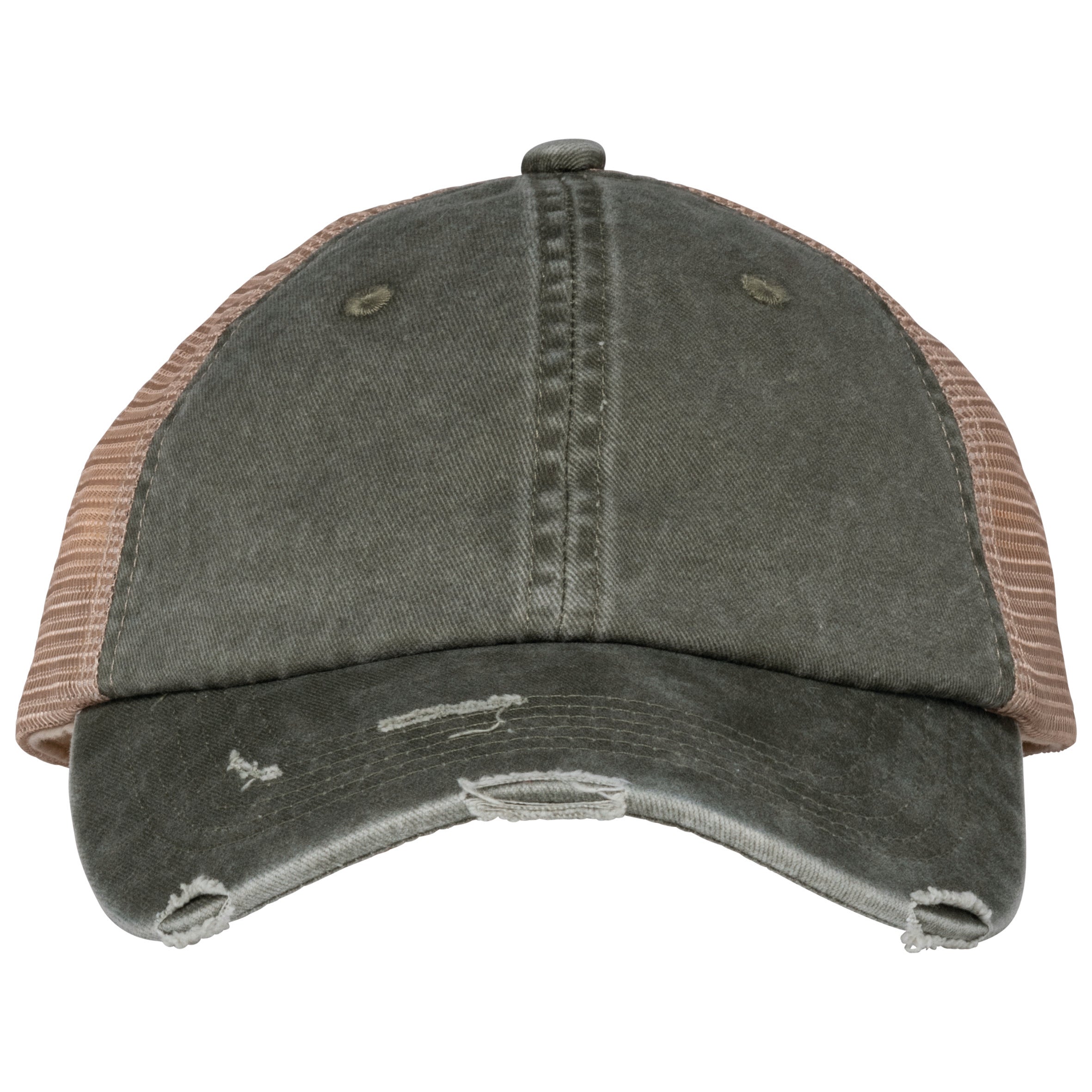 Eco-friendly Unisex Ripped Effect Trucker Cap - NS027