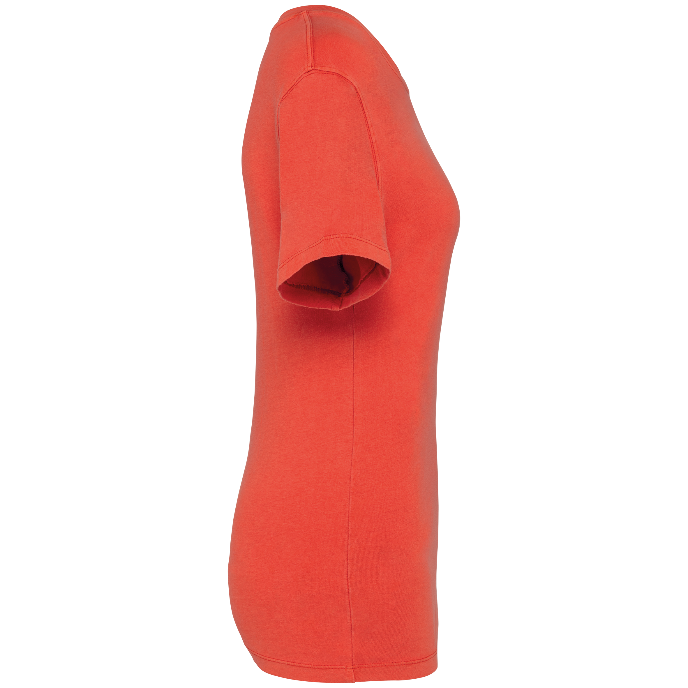 Damen T-Shirt mit Ausbleicheffekt - 165g - Reguläre Passform - NS317