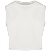 Débardeur sans manches en coton biologique - T-shirt court pour femme - NS342