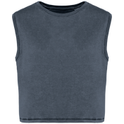 Débardeur sans manches en coton biologique - T-shirt court pour femme - NS342