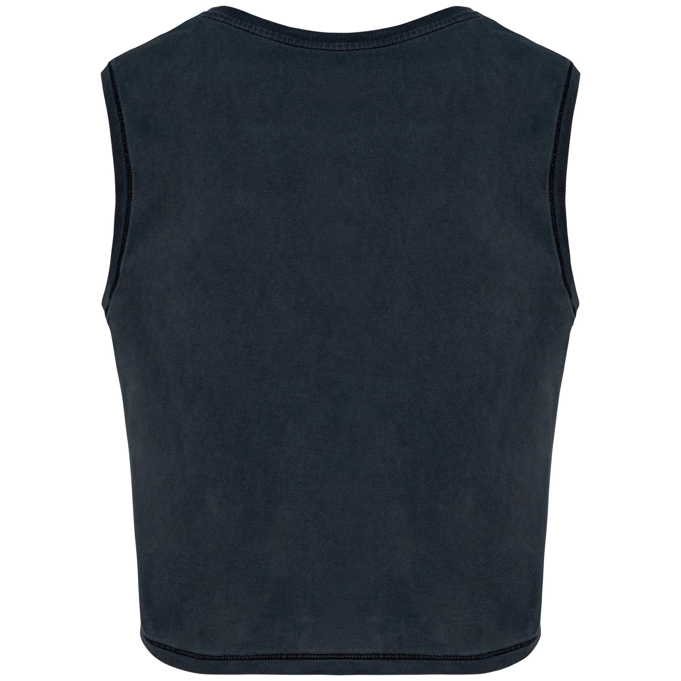 Débardeur sans manches en coton biologique - T-shirt court pour femme - NS342