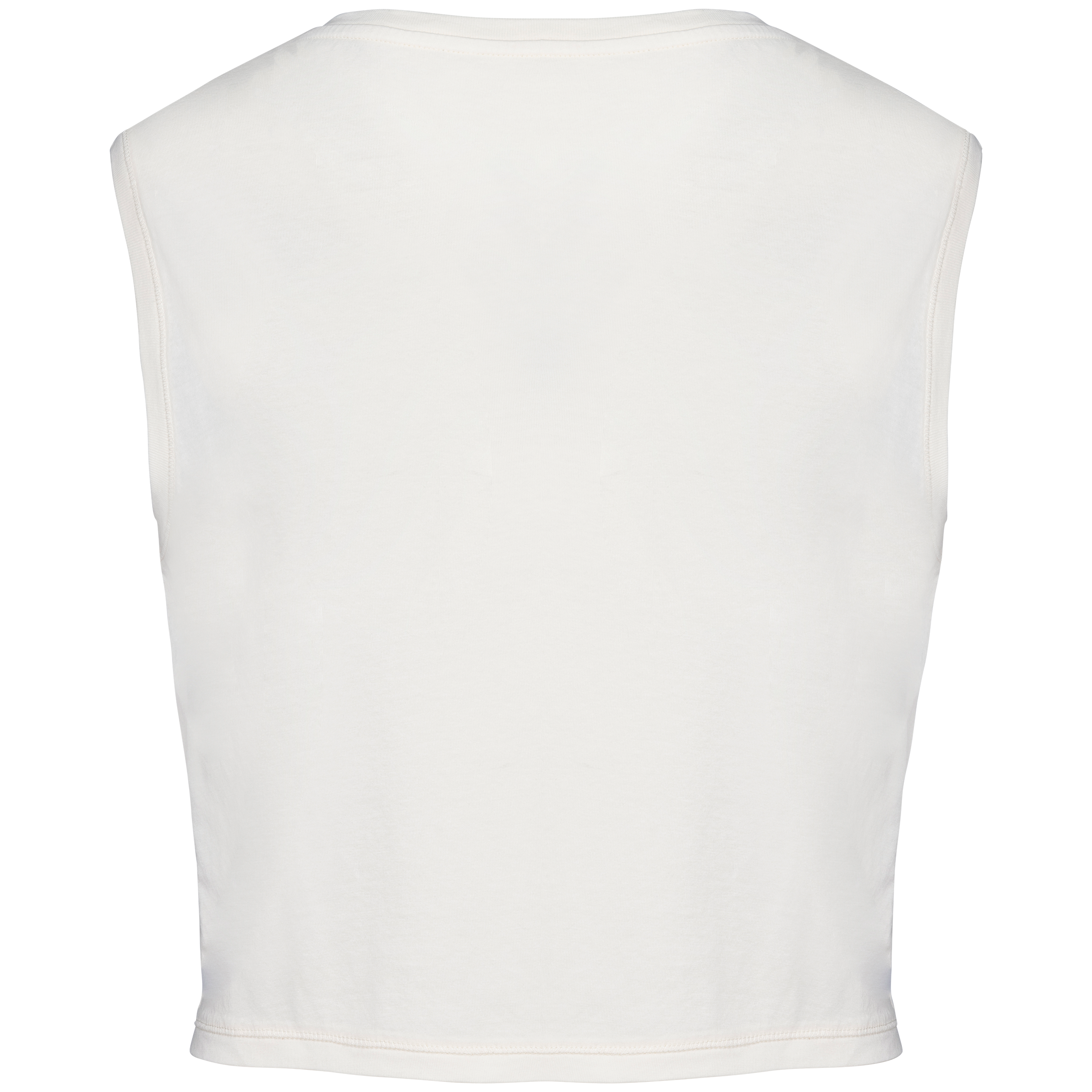 Débardeur sans manches en coton biologique - T-shirt court pour femme - NS342