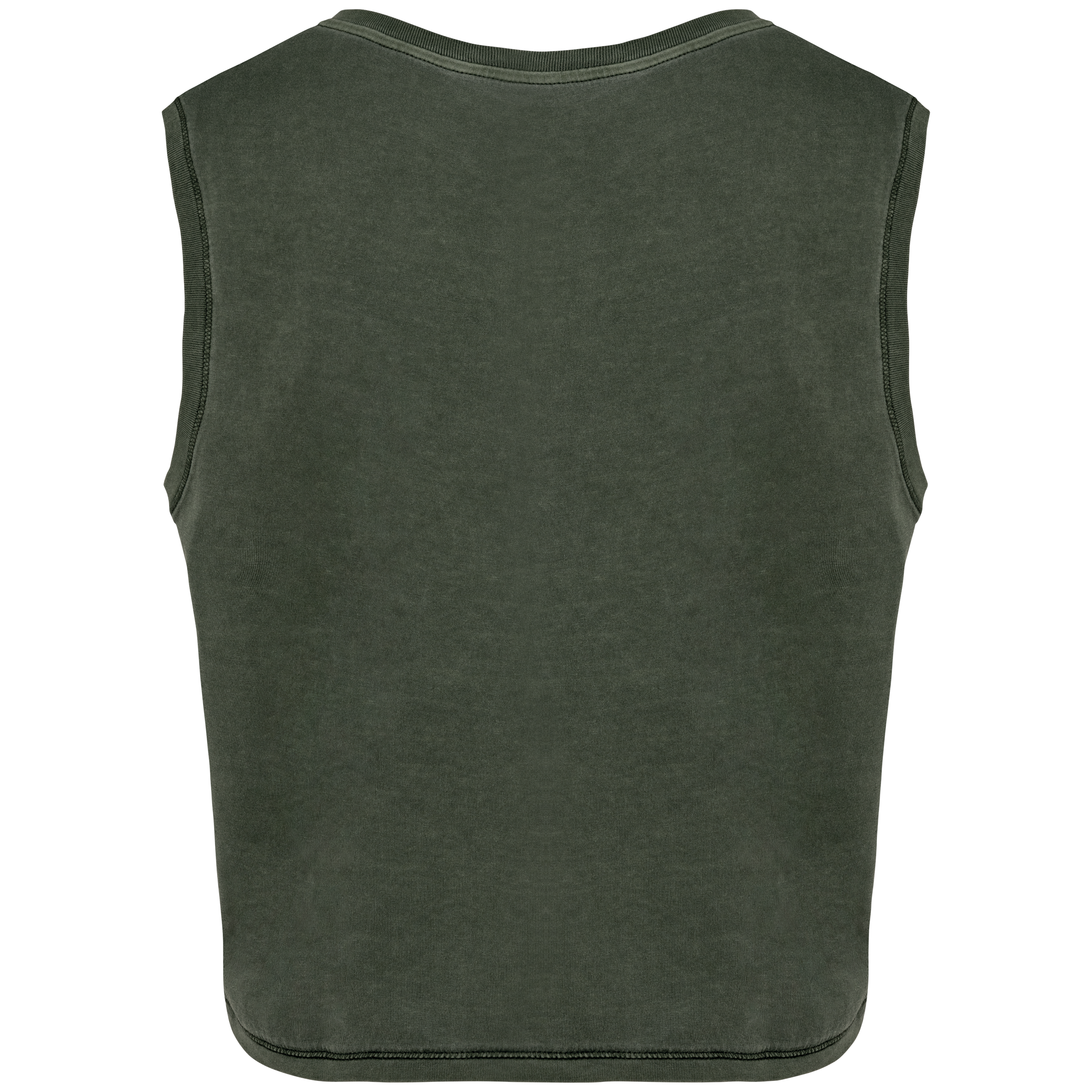 Débardeur sans manches en coton biologique - T-shirt court pour femme - NS342