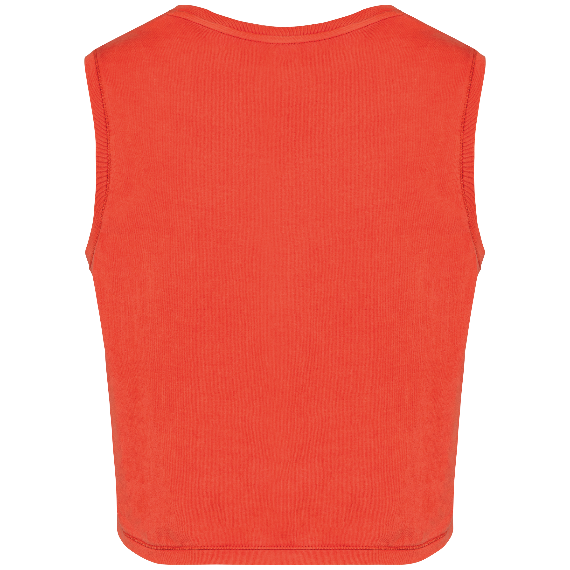 Débardeur sans manches en coton biologique - T-shirt court pour femme - NS342