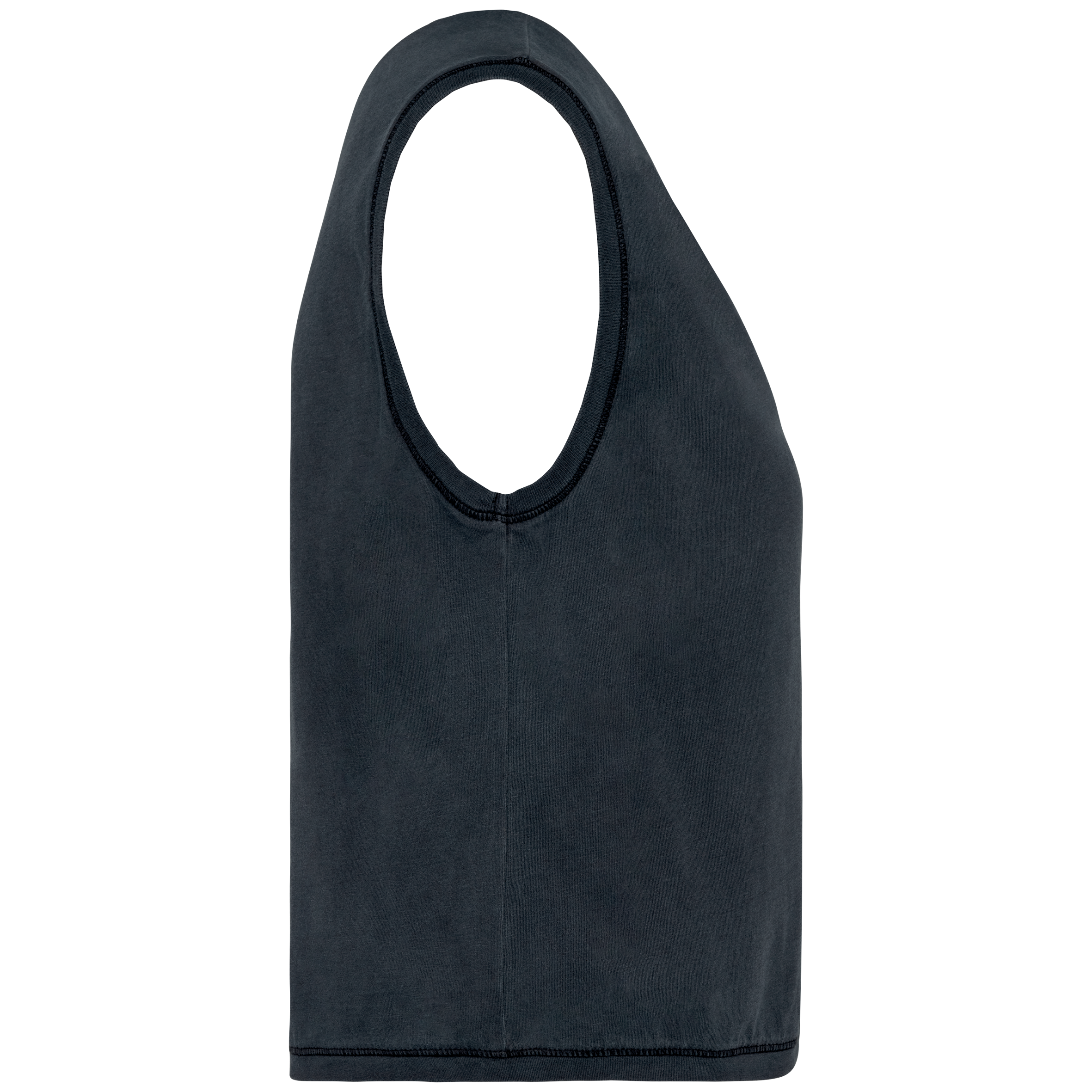 Débardeur sans manches en coton biologique - T-shirt court pour femme - NS342