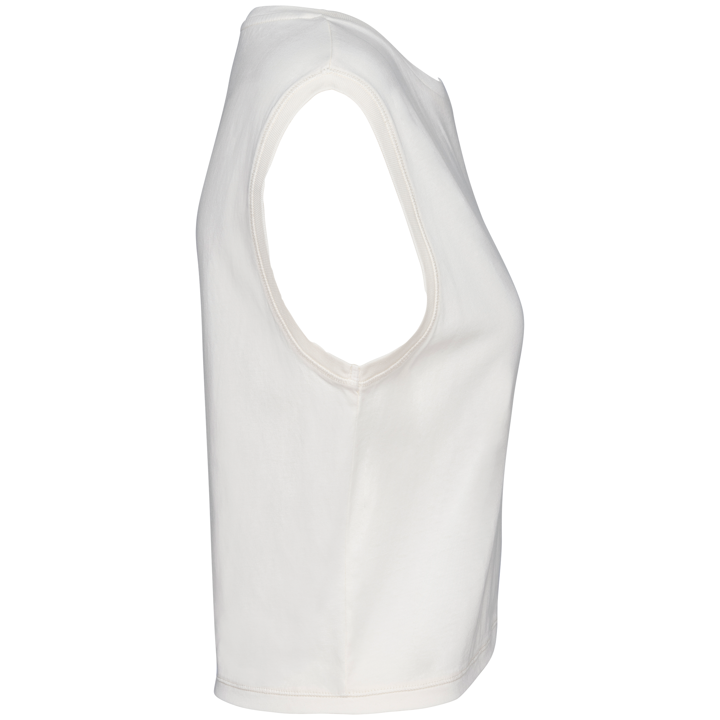 Débardeur sans manches en coton biologique - T-shirt court pour femme - NS342