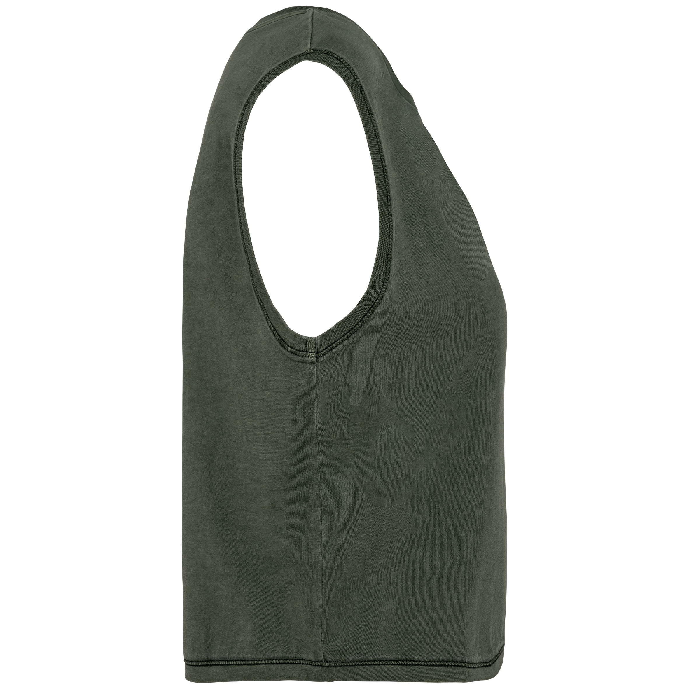 Débardeur sans manches en coton biologique - T-shirt court pour femme - NS342