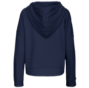 Sweat à capuche décontracté en coton biologique pour femmes - K494