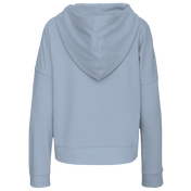 Sweat à capuche décontracté en coton biologique pour femmes - K494