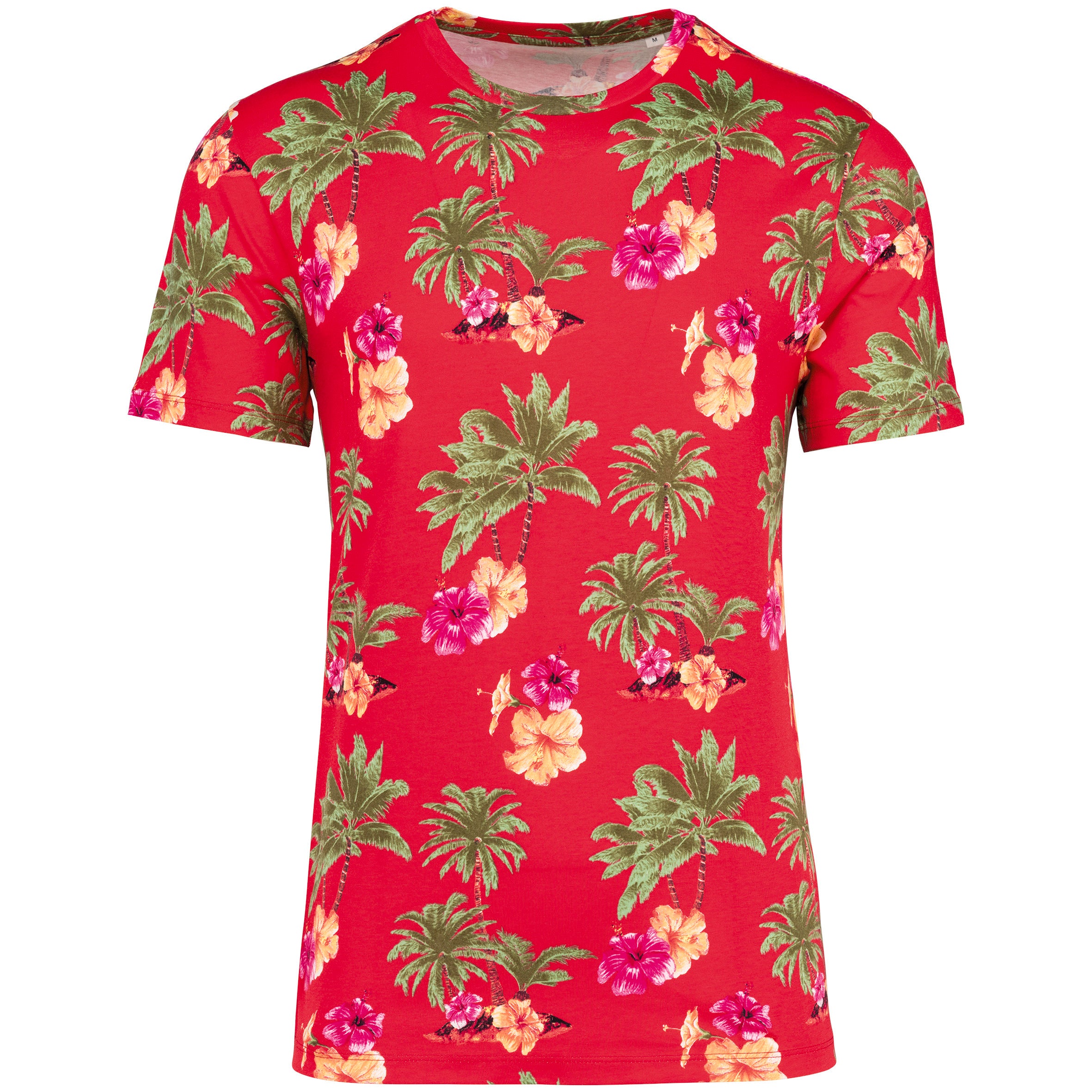 Milieuvriendelijk Heren T-shirt met Tropische Print - 160 g/m² - NS350