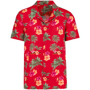 Camisa con estampado hawaiano ecológica para hombre - NS529