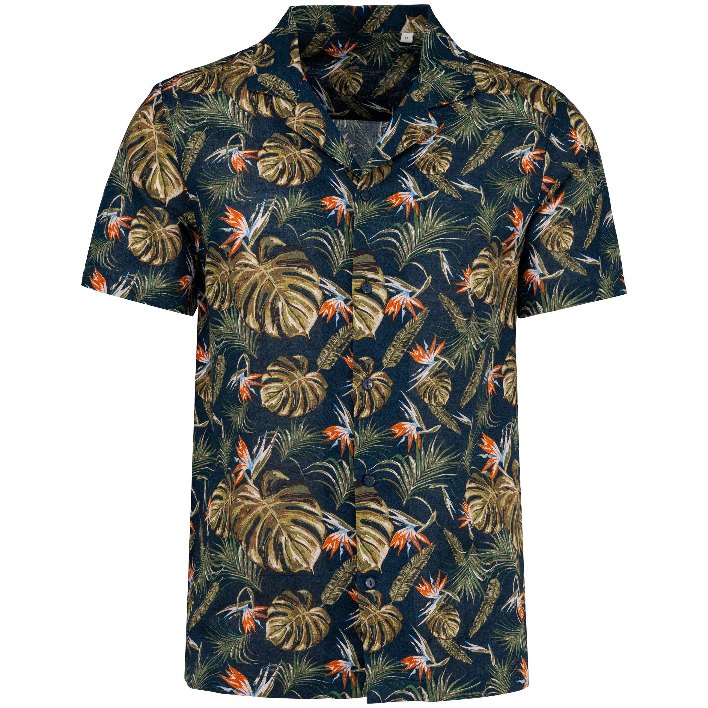 Camisa con estampado hawaiano ecológica para hombre - NS529