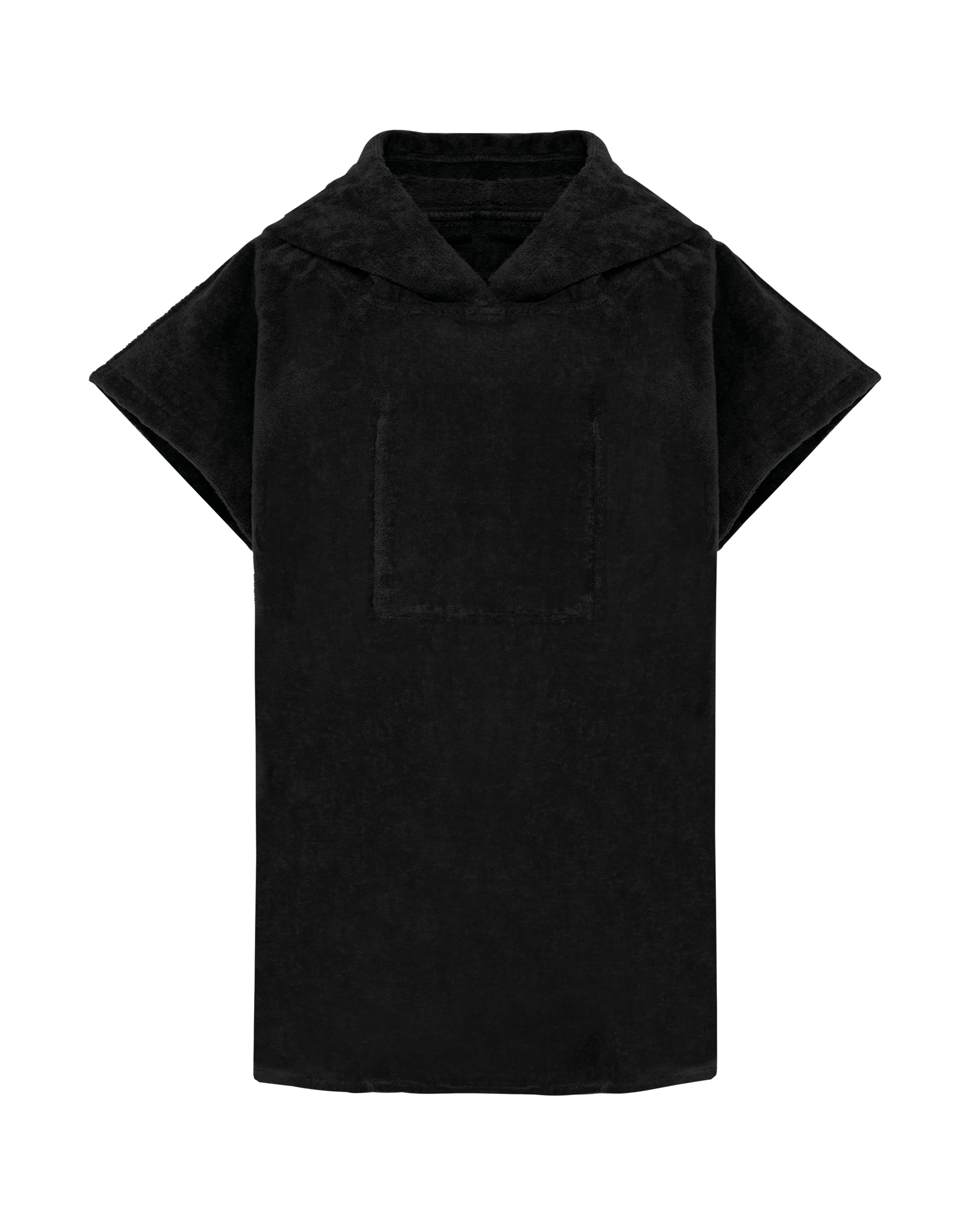 Kinderponcho met Capuchon van Badstof - PA582