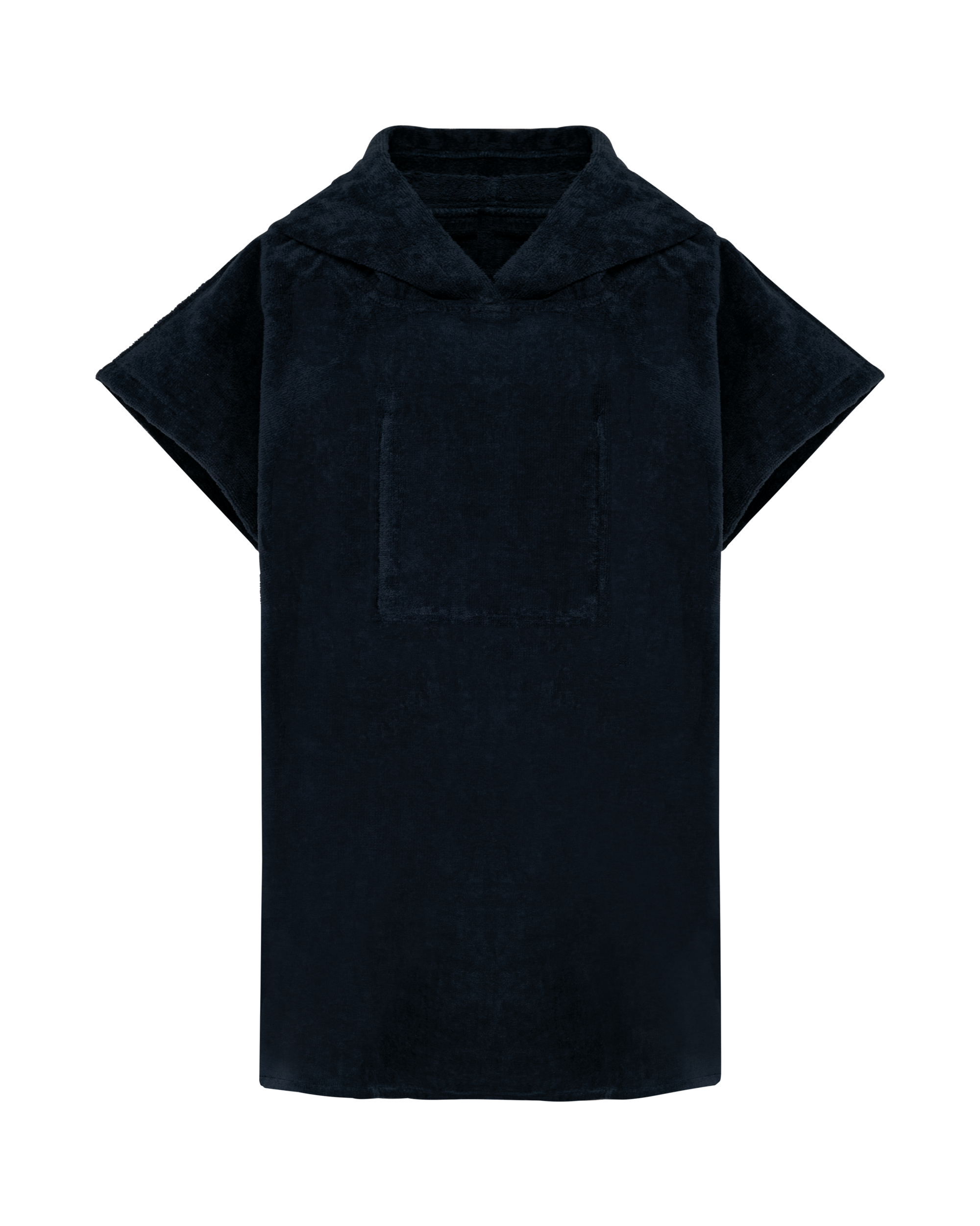 Kinderponcho met Capuchon van Badstof - PA582