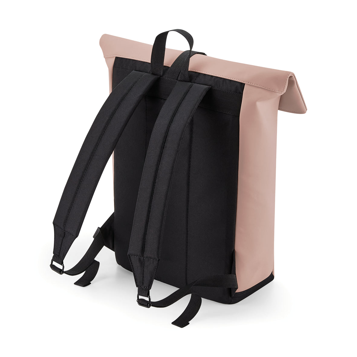 Roll-Top Backpack in Recycled Polyester with Matt PU Coating | BG335
