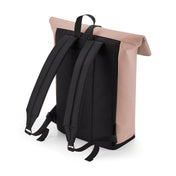Roll-Top Backpack in Recycled Polyester with Matt PU Coating | BG335
