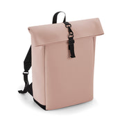 Roll-Top Backpack in Recycled Polyester with Matt PU Coating | BG335