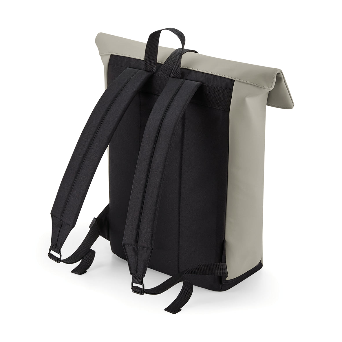 Roll-Top Backpack in Recycled Polyester with Matt PU Coating | BG335