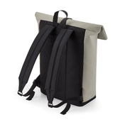 Roll-Top Backpack in Recycled Polyester with Matt PU Coating | BG335